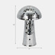 20662-03#12" Mosaic Mushroom, Silver