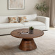 20672#34" Tapered Wood Coffee Table, Natural