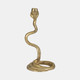 20685#13" Snake Taper Candle Holder, Gold