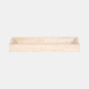 20690#18" Travertine Rectangular Tray, Tan