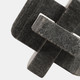 20694#5" Black Marble Knot, Black