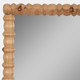 20714#30x44 Carved Wood Mirror, Natural