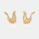 20722#S/2 10" Sea Lion Bookends, Gold