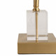 EV51291-01#36" Carmelo Crystal Buffet Table Lamp, Gold/white