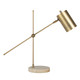 EV51296#20" Zonda Travertine Table Lamp, Gold