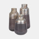20730-03#17" 2-tone Glass Vase, Grey Multi