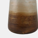 20730-06#17" Gold Ombre Glass Vase, White/gold