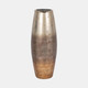 20732-05#24" Curved Glass Vase Metallic Ombre Finish, Multi