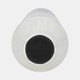 20740-03#16" Tapered Bottom Vase Arctic Finish, White/blue