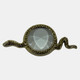 20746#9" Snake Magnifying Glass, Gold