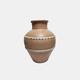 20752-01#12" Traditional Terracotta Vase, Terracotta