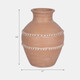 20752-02#14" Traditional Terracotta Vase, Terracotta