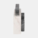 20776#8" Marble Boombox, White/black