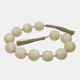 20794-01#40" Swirled 2" Resin Beaded Garland, Ivory