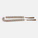 20796-01#38" Cylinder 1" Resin Beaded Garland, Ivory