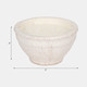 80369-01#6" 14 Oz Sea Salt & Lemon Bowl Candle, White