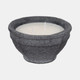 80369-02#6" 14 Oz Wood Sage & Sea Salt Bowl Candle, Black