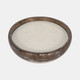 80373-02#12" 57 Oz Pine Bowl Candle, Grey/gold
