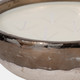 80373-02#12" 57 Oz Pine Bowl Candle, Grey/gold
