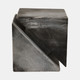 20822-01#4" Cut Marble Cube, Grey