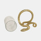 20831-02#9" Snake Around Pillar Holder, Gold
