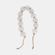 20871-02#48" Length 2.5" Beaded Glass Garland, Clear