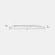 20871-02#48" Length 2.5" Beaded Glass Garland, Clear
