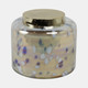 80377-02#9" 180 Oz Jasmine Speckle Candle, Light Blue/go