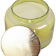 80380-01#5" 23 Oz Verbena Luster Lidded Candle, Green/go