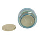 80380-02#5" 23 Oz Jasmine Luster Lidded Candle, Blue/gol