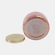 80380-03#5" 23 Oz Jasmine Luster Lidded Candle, Pink/gold