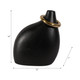 EV20896-01#14" Rouen Small Black Vase With Ring
