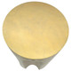 EV20910#19" Sheffield Gold Metal Stool