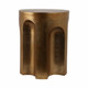 EV20910#19" Sheffield Gold Metal Stool