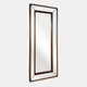 20935#39x94 Wood Frame Mirror, Brwn