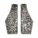 EV20942#S/2 8" Whittier Metal Flower Vase Bookends