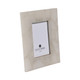 EV21000-01#4x6 Edina White Quartz Photo Frame