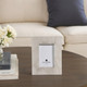 EV21000-01#4x6 Edina White Quartz Photo Frame