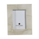 EV21000-02#5x7 Edina White Quartz Photo Frame