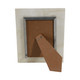 EV21000-02#5x7 Edina White Quartz Photo Frame