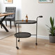 EV21005#33" Francois Marble Bar Cart