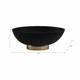 EV21017#17" Willmar Black And Gold Bowl