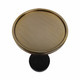 EV20966#24" Draco Marble And Gold Finish Accent Table