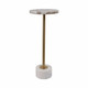 EV20967#24" Cannes Agate And Marble Accent Table