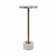 EV20967#24" Cannes Agate And Marble Accent Table