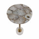 EV20967#24" Cannes Agate And Marble Accent Table