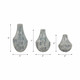 EV21057-01#S/3 5/7/9" Klamath Ceramic Vases, Multi