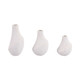 EV21057-02#S/3 5/7/9" Klamath Cream Ceramic Vases