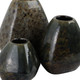 EV21058#S/3 5/7/8" Tacoma Ceramic Vases