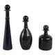 EV21061#S/3 8/11/15" Olympia Blue Ceramic Bottles
